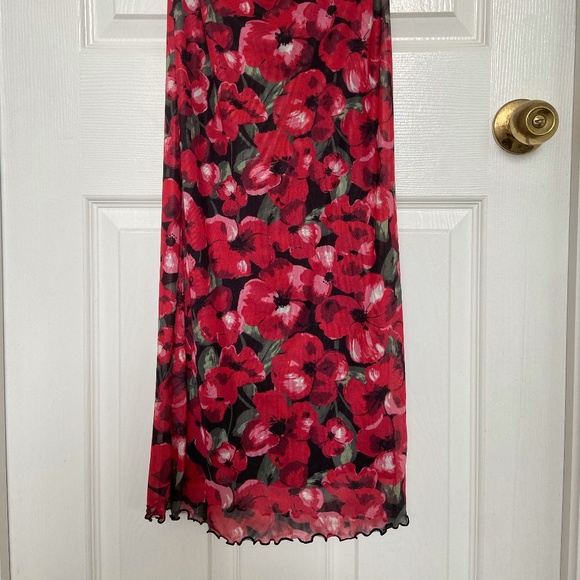 NWT Floral Red H&M Dress - Picture 8 of 10